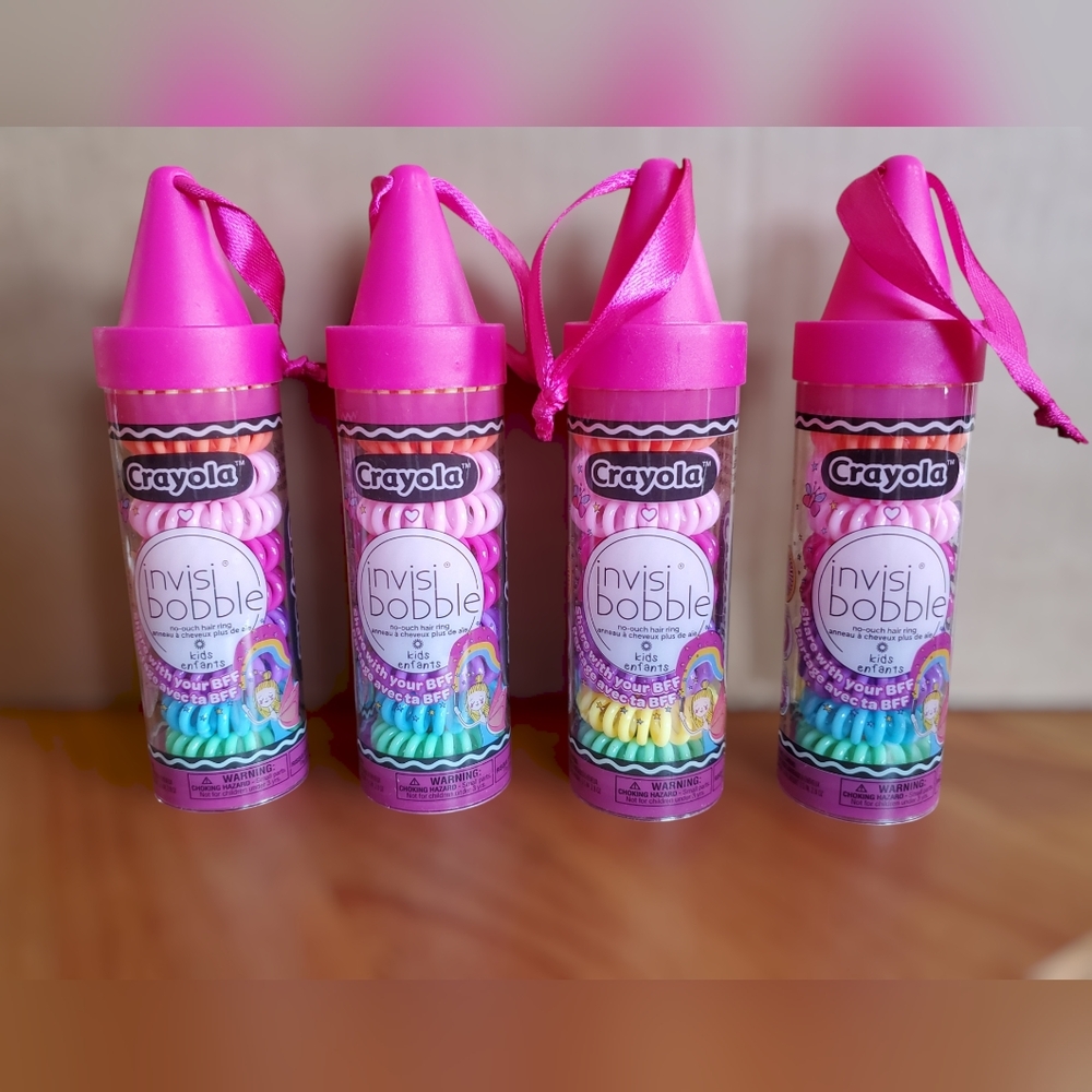 Invisibobble Crayola Kids Hair Ties Set (x4)